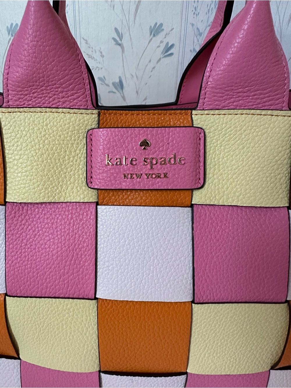 Kate Spade Woven Leather Patchwork Tote - Picture 3 of 15